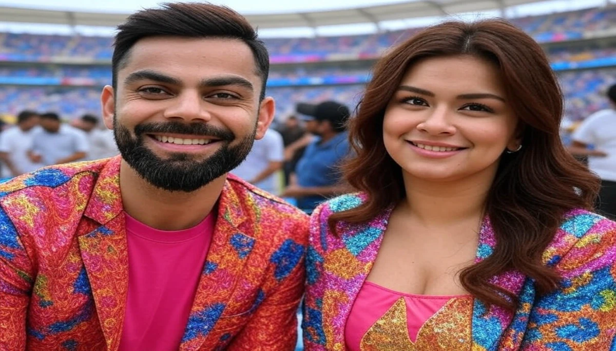Virat kohli with fan