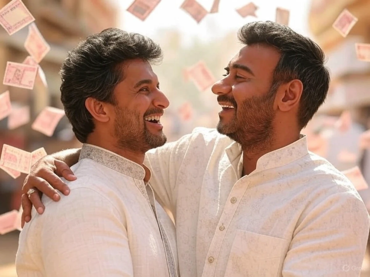 Ajay Devgon and Nani