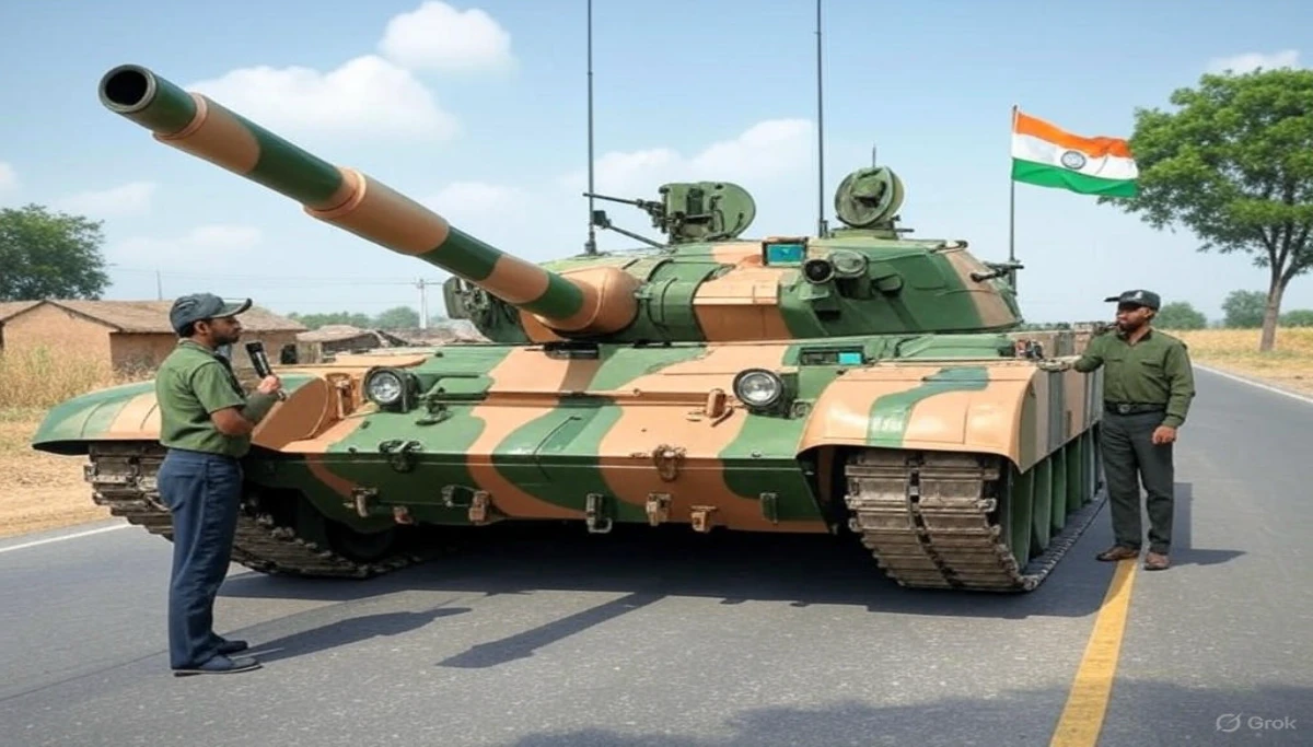 Indian army tank